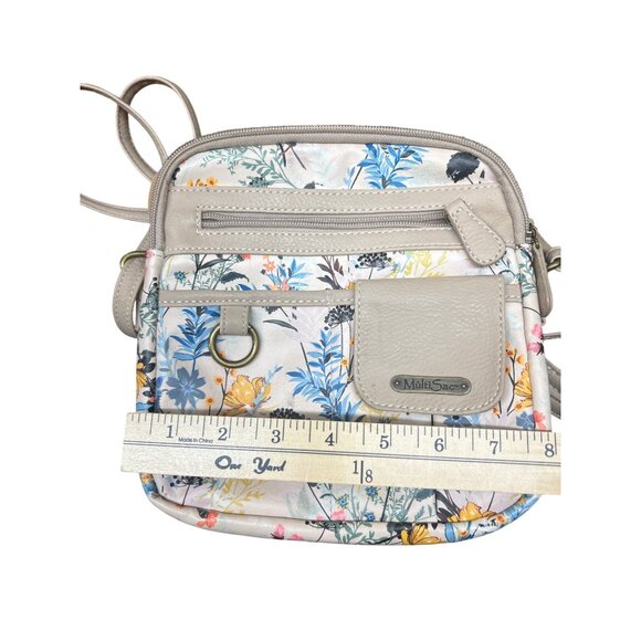 MultiSac Floral Crossbody Bag With Multiple Compartments & Adjustable Strap - Picture 8 of 11